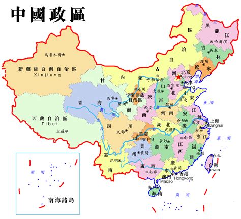 大陸各省的簡稱|中華人民共和國行政區劃